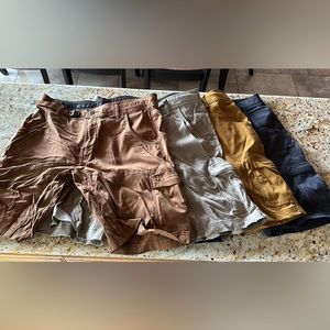 Prana stretch Zion II shorts 32x10